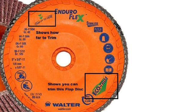 Walter Trimmable Enduro Flex Flap Wheels
